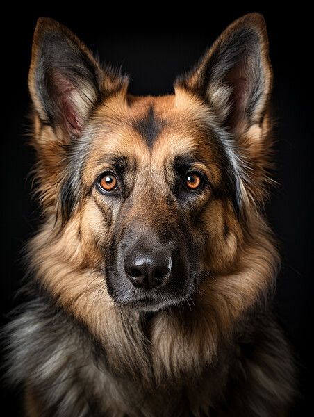 German Shepherd Dog Picture Board by K9 Art