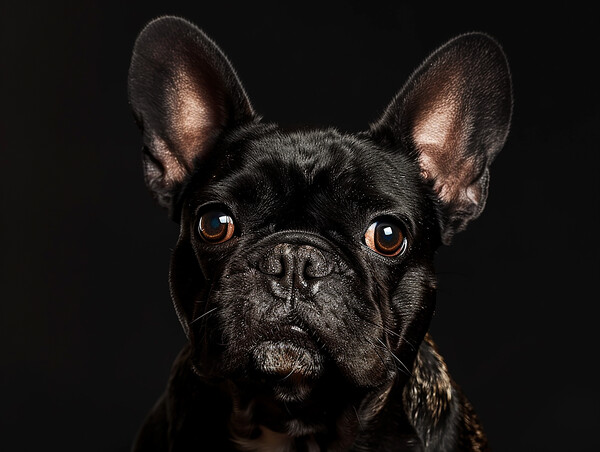 French Bulldog Portrait Picture Board by K9 Art