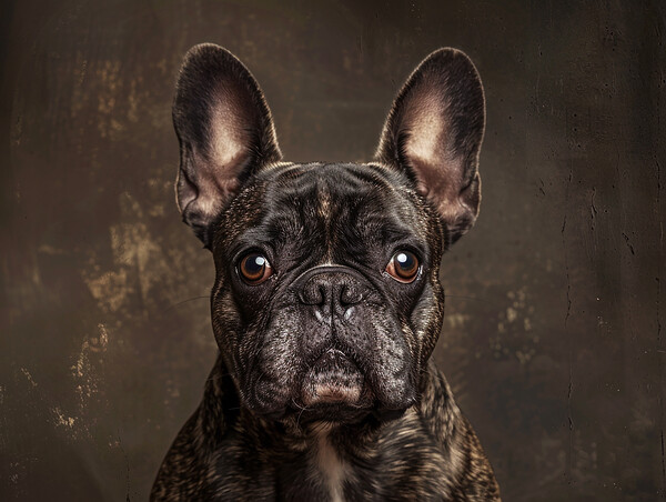 French Bulldog Portrait Picture Board by K9 Art