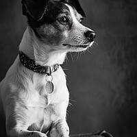 Buy canvas prints of Jack Russell Portrait by K9 Art