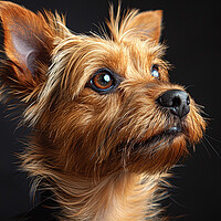 Buy canvas prints of Yorkshire Terrier Portrait by K9 Art