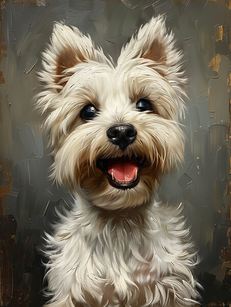 West Highland Terrier Picture Board by K9 Art