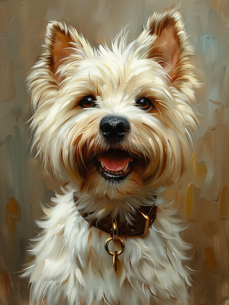 West Highland Terrier Picture Board by K9 Art