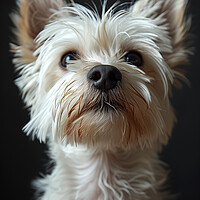 Buy canvas prints of West Highland Terrier by K9 Art