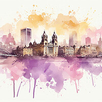 Newcastle Watercolour Splash