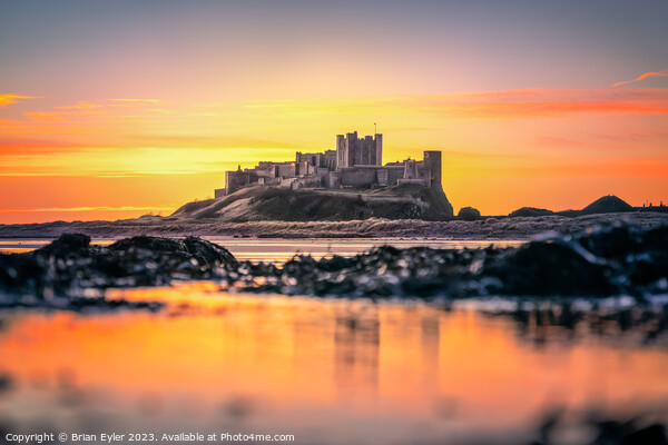Bamburgh Castle Picture Board by Brian Eyler