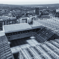 Buy canvas prints of Newcastle United Monochrome by STADIA 