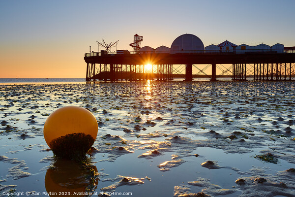 Herne Bay pier sunrise at low tide  Picture Board by Alan Payton