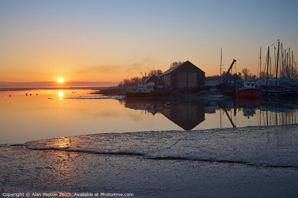Sunrise at Hollowshore Picture Board by Alan Payton