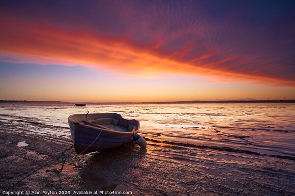Sunrise at Swale Estuary Picture Board by Alan Payton