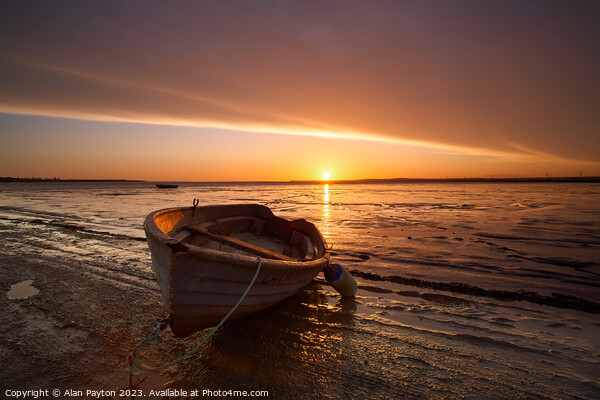 Sunrise at Swale Estuary III Picture Board by Alan Payton