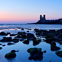 Buy canvas prints of Reculver at the blue hour 2 by Alan Payton