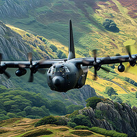 Buy canvas prints of Lockheed Lartin MC-130J Commando II by Airborne Images