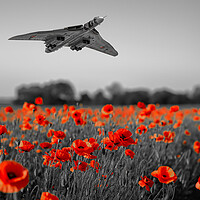 Buy canvas prints of Respects From The Vulcan Crew by Airborne Images