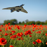 Buy canvas prints of Respects From The Vulcan Crew by Airborne Images