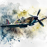 Buy canvas prints of Supermarine Spitfire Art by Airborne Images