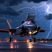 Buy canvas prints of Royal Air Force F-35B Lightning II by Airborne Images