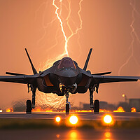 Buy canvas prints of Royal Air Force F-35B Lightning II by Airborne Images