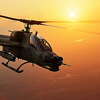 Buy canvas prints of Bell AH-1 SuperCobra by Airborne Images