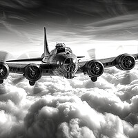 Buy canvas prints of The Flying Fortress by Airborne Images