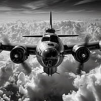 Buy canvas prints of The Flying Fortress by Airborne Images