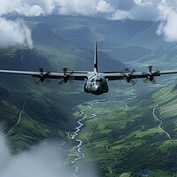 Buy canvas prints of Lockheed Martin C-130J Super Hercules by Airborne Images