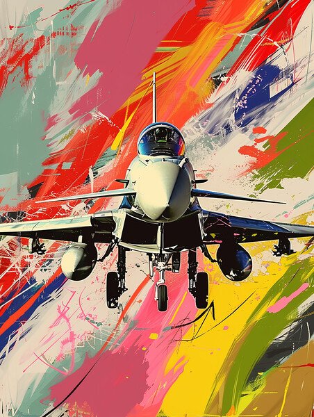 Eurofighter Typhoon Art Picture Board by Airborne Images