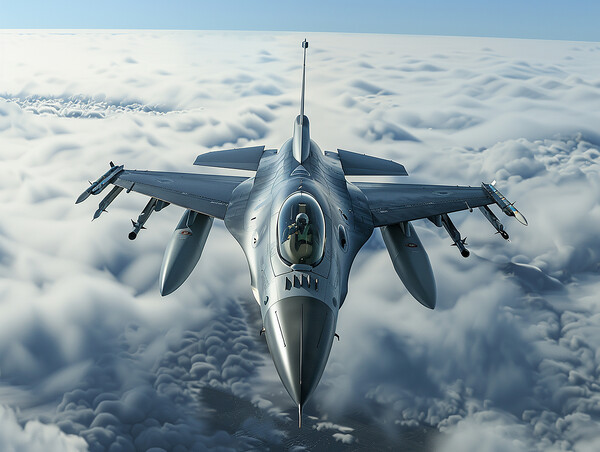 F-16 Fighting Falcon Picture Board by Airborne Images