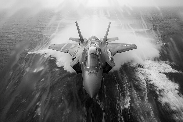 USAF F-35A Lightning II Picture Board by Airborne Images