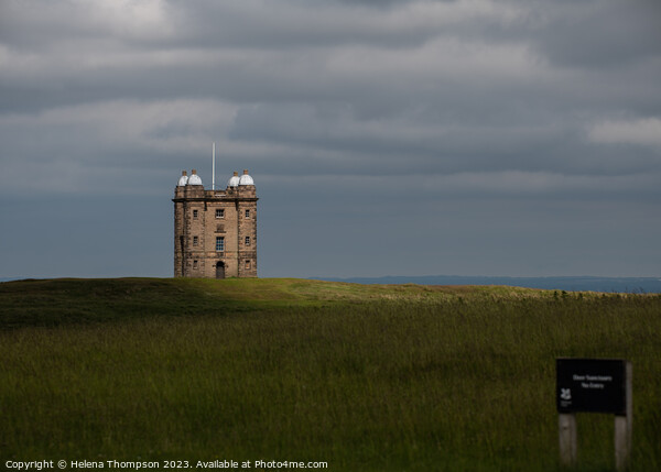 Landscape view of Lyme Park's The Cage Picture Board by Helena Thompson