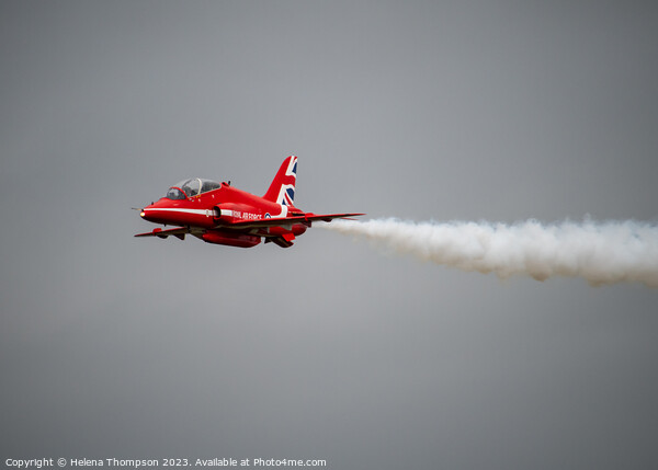 The Aerobatic Red Arrow Picture Board by Helena Thompson
