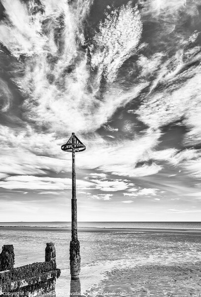 Borth Beach Marker - Heavens Above! Picture Board by Phil Lane