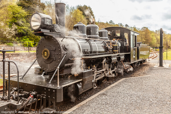 Steam Train Locomotive Picture Board by Phil Lane