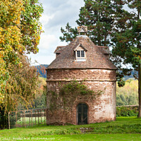 Buy canvas prints of The Norman dovecote at Kyre Park Worcestshire  by Phil Lane
