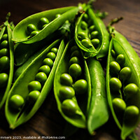 Buy canvas prints of Peas in Pods by Russ Summers