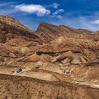 Buy canvas prints of The Negev mountain desert view by Olga Peddi