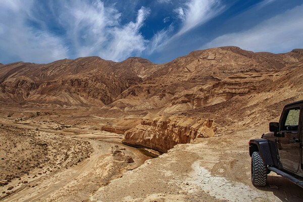 The Negev mountain desert view.  Picture Board by Olga Peddi