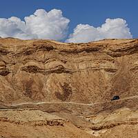 Buy canvas prints of The Negev mountain desert view. Israel by Olga Peddi
