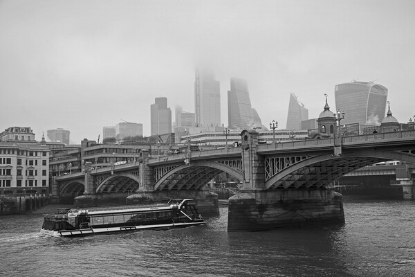 London panorama Picture Board by Olga Peddi