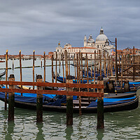 Buy canvas prints of  Gondolas on Grand Canal. Venice, Italy by Olga Peddi