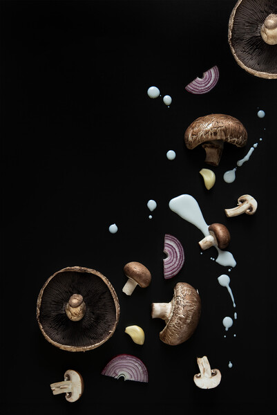 Mushroom sauce Picture Board by Olga Peddi