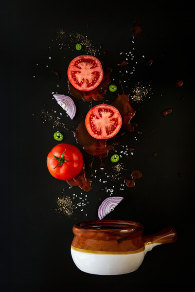 Tomato  soup  Picture Board by Olga Peddi