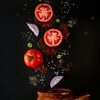 Buy canvas prints of Tomato  soup  by Olga Peddi