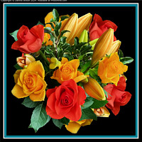 Vibrant Summer Roses Bouquet