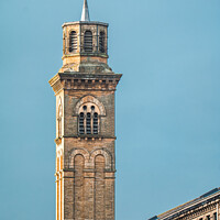 Buy canvas prints of Tower of New Mill, Saltaire in West Yorkshire by Bradley Taylor