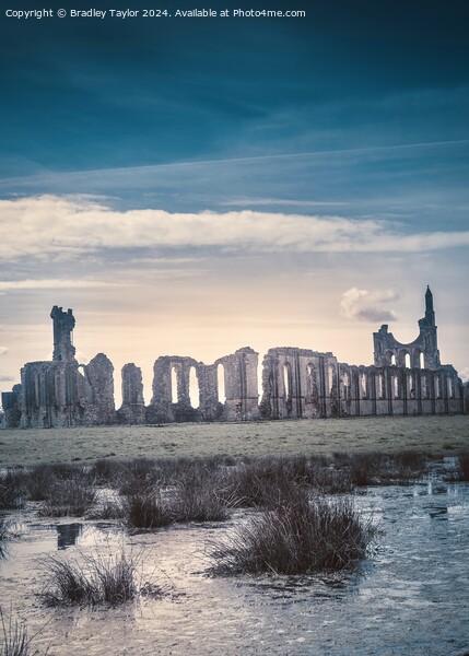 Byland Abbey, North Yorkshire Picture Board by Bradley Taylor