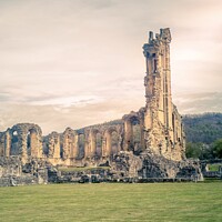 Buy canvas prints of Ruins of Byland Abbey, North Yorkshire by Bradley Taylor