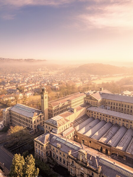 Stunning Saltaire Sunrise, West Yorkshire Picture Board by Bradley Taylor