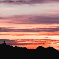 Buy canvas prints of London sunrise view from Parliament Hill, Hampstea by Bradley Taylor