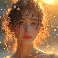Buy canvas prints of Beautiful Chinese Girl by T2 